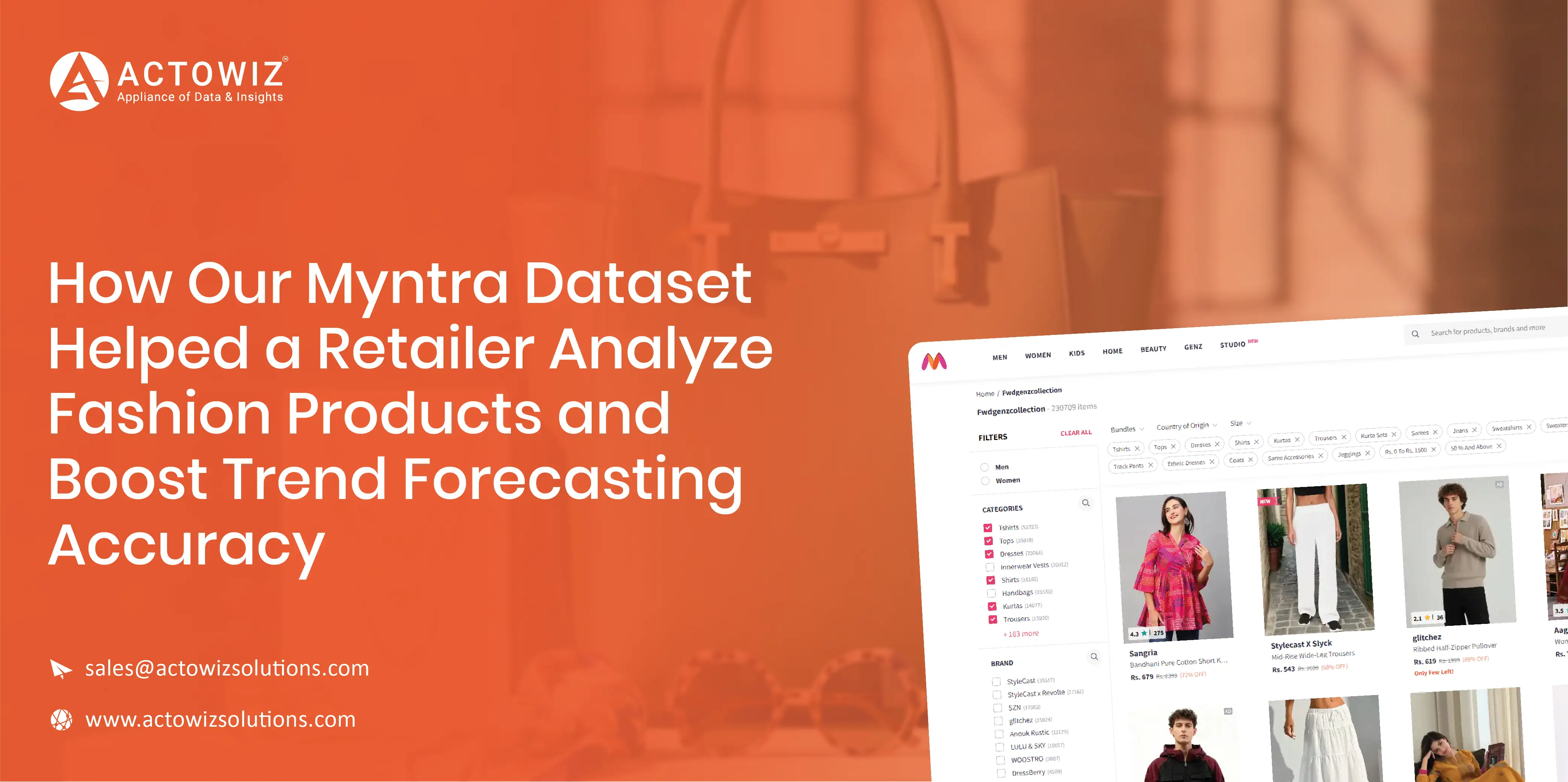 How Our Myntra Dataset Helped a Retailer Analyze Fashion Products and Boost Trend Forecasting Accuracy